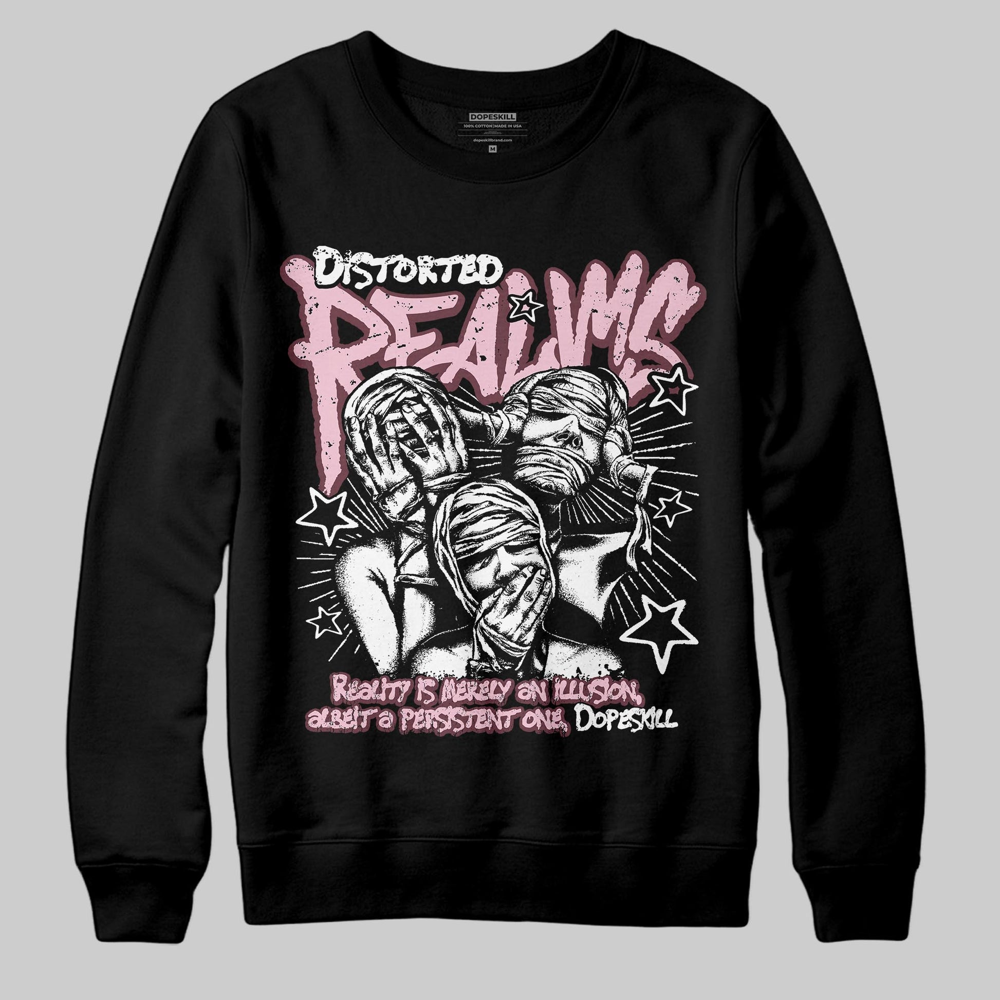 Asics Gel-Cumulus 16 "Port Royal" DopeSkill Sweatshirt Distorted Realms Graphic Streetwear - Black
