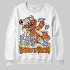 Jordan 3 “Starfish” DopeSkill Sweatshirt Born To Be Rich Graphic Streetwear - White