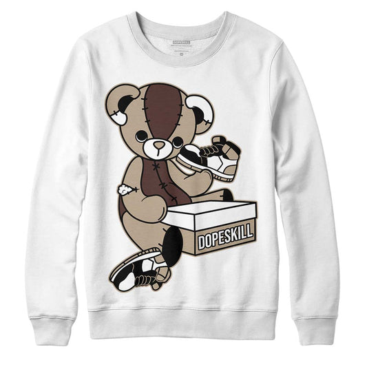 Jordan 1 High OG “Latte” DopeSkill Sweatshirt Sneakerhead BEAR Graphic Streetwear - White