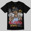 Jordan 1 Retro High OG “Clips” DopeSkill T-Shirt All Hustle No Luck Graphic Streetwear - black