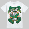 Green Sneakers DopeSkill T-Shirt At The Top Graphic Streetwear - White