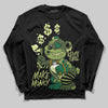 Foamposite Pro 'Pine Green' DopeSkill Long Sleeve T-Shirt Make Money Graphic Streetwear - Black