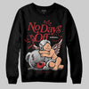 Jordan 12 Retro Flu Game (2025) DopeSkill Sweatshirt New No Days Off Graphic Streetwear - Black