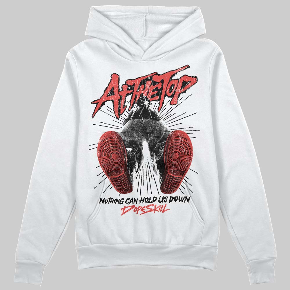 Red Sneakers DopeSkill Hoodie Nothing Can Hold US Down Graphic Streetwear - White
