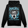 Jordan 11 Retro Gamma Blue (2025) DopeSkill Hoodie Sweatshirt Root of Evil Graphic Streetwear - black