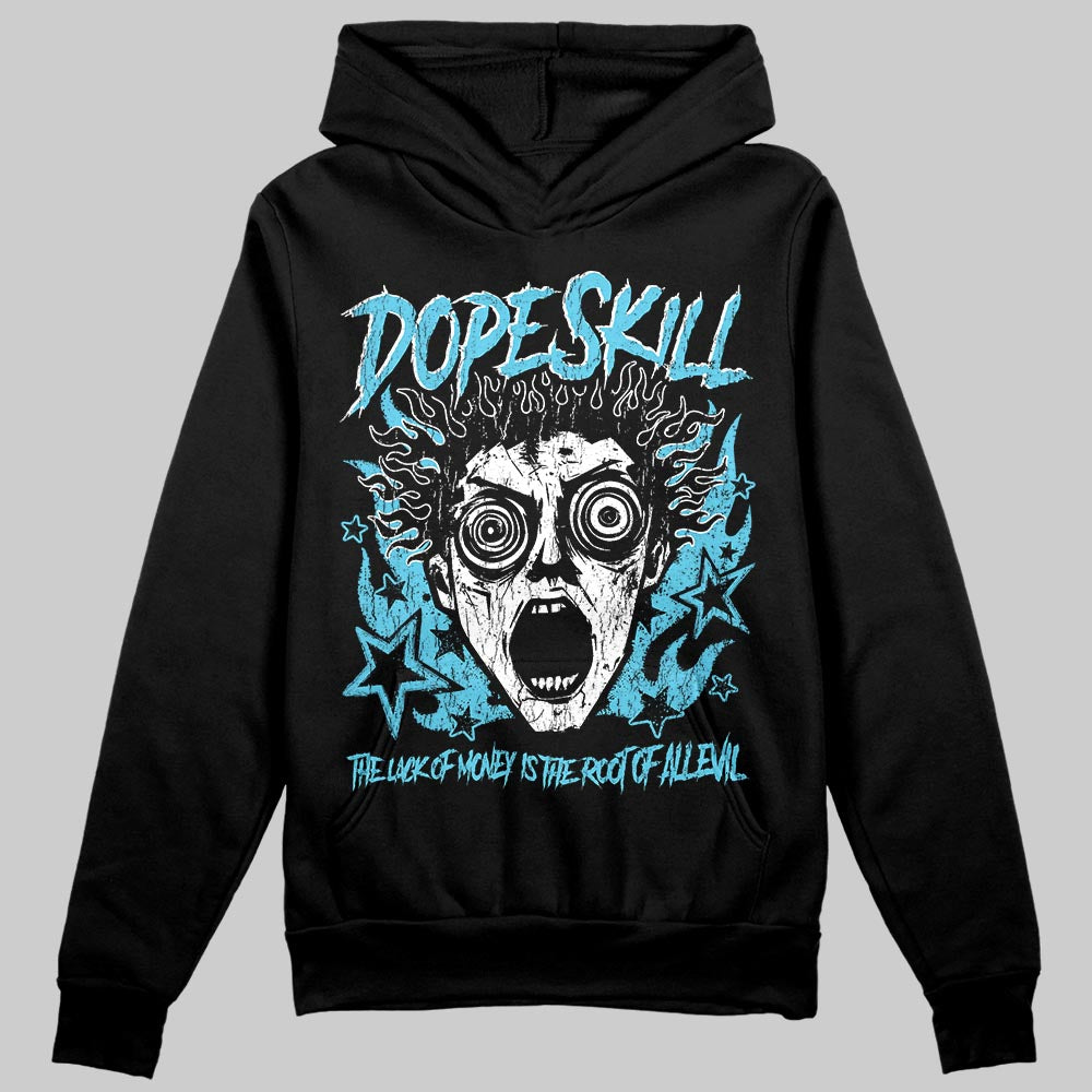 Jordan 11 Retro Gamma Blue (2025) DopeSkill Hoodie Sweatshirt Root of Evil Graphic Streetwear - black
