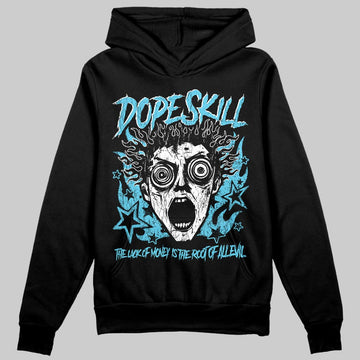 Jordan 11 Retro Gamma Blue (2025) DopeSkill Hoodie Sweatshirt Root of Evil Graphic Streetwear - black