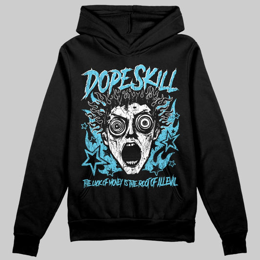 Jordan 11 Retro Gamma Blue (2025) DopeSkill Hoodie Sweatshirt Root of Evil Graphic Streetwear - black