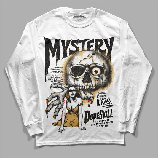 Jordan 11 "Gratitude" DopeSkill Long Sleeve T-Shirt Mystery Ghostly Grasp Graphic Streetwear - White