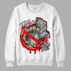 Jordan 12 “Cherry” DopeSkill Sweatshirt Takin No L's Graphic Streetwear - White 