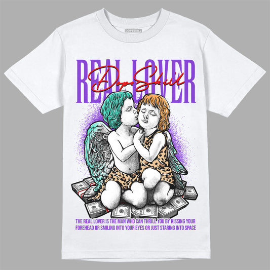 Dunk Low SE 'Safari Mix' DopeSkill T-Shirt Real Lover Graphic Streetwear - White 