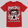 Red Sneakers DopeSkill T-Shirt Root of Evil Graphic Streetwear - Red