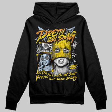 Jordan 6 “Yellow Ochre” DopeSkill Hoodie Sweatshirt Pretty Girl Swag Graphic Streetwear - Black