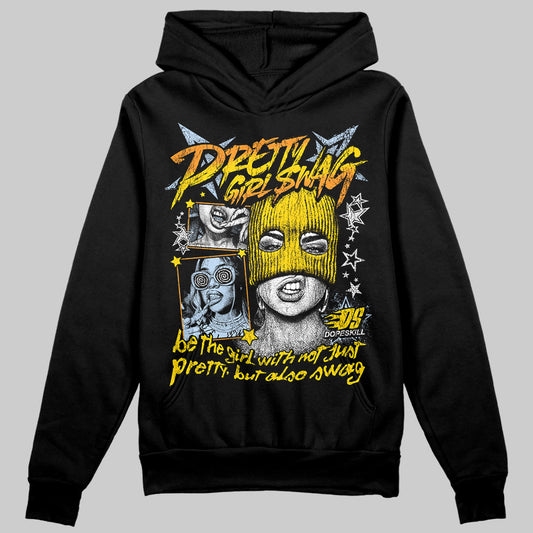 Jordan 6 “Yellow Ochre” DopeSkill Hoodie Sweatshirt Pretty Girl Swag Graphic Streetwear - Black