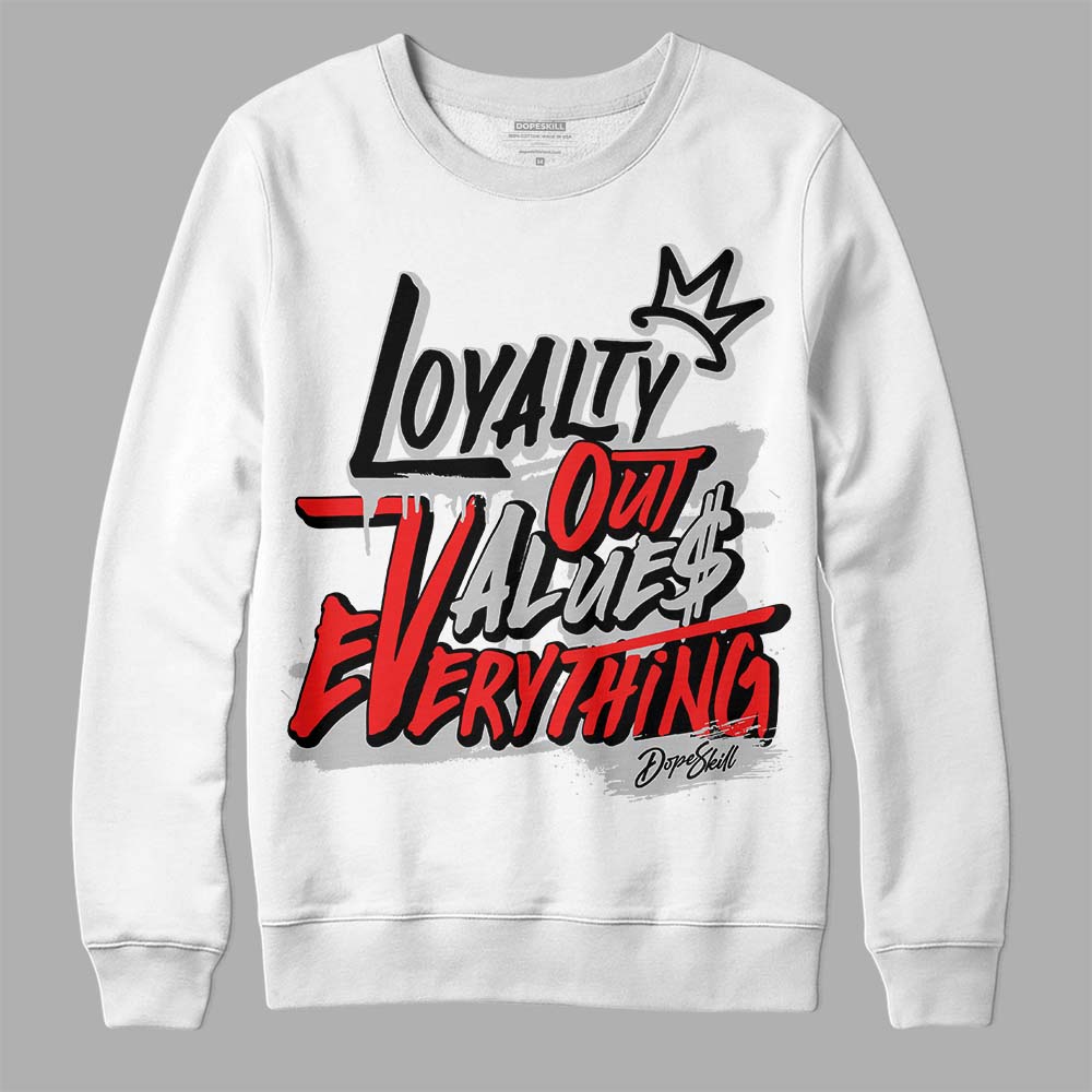 Jordan Spizike Low Bred DopeSkill Sweatshirt LOVE Graphic Streetwear - White 