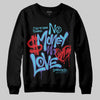 Jordan 8 Retro 'Aqua' 2025 DopeSkill Sweatshirt No Money No Love Typo Graphic Streetwear - Black