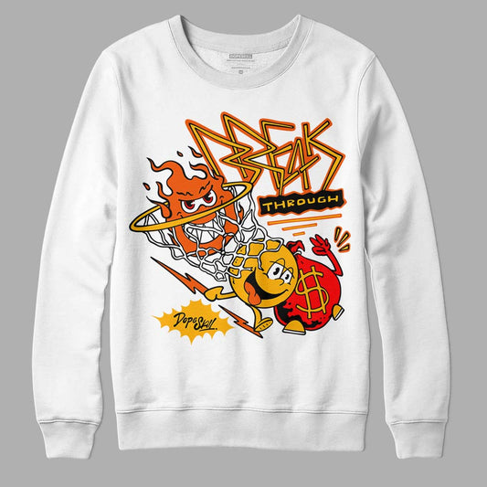 Dunk Low Championship Goldenrod (2021) DopeSkill Sweatshirt Break Through Graphic Streetwear - White