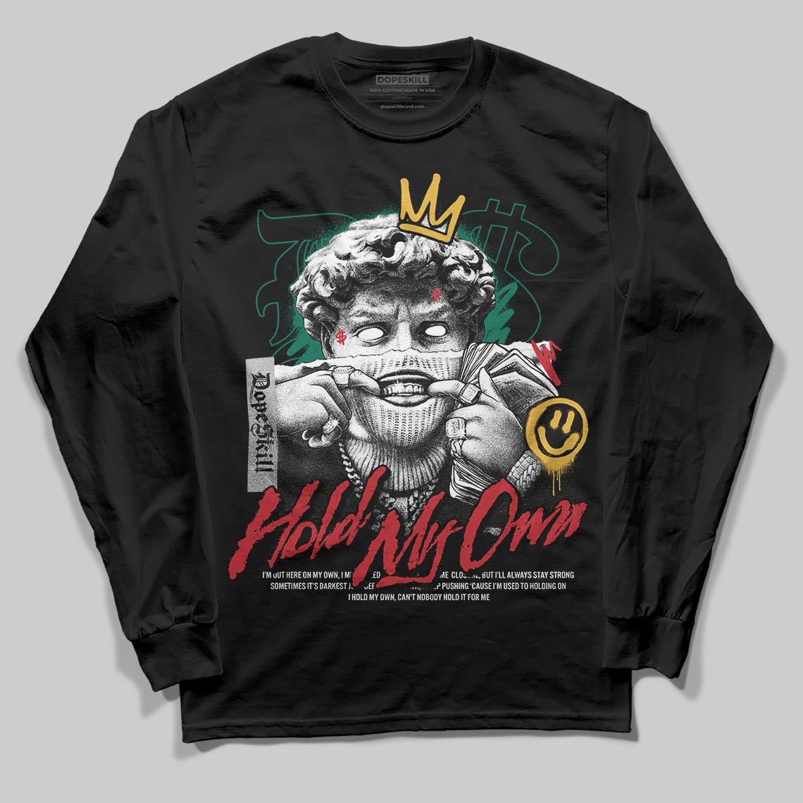 Jordan 3 Mexico 'El Vuelo' DopeSkill Long Sleeve T-Shirt In My Way Graphic Streetwear - black
