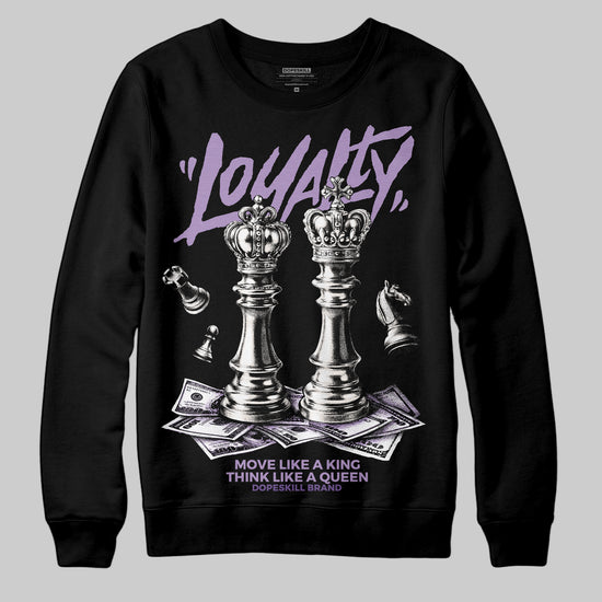 Jordan 10 WMNS “Hydrangeas” DopeSkill Sweatshirt Loyalty Graphic Streetwear - Black