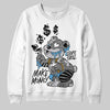 Grey Sneakers DopeSkill Sweatshirt Make Money Graphic Streetwear - White