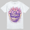 PURPLE Sneakers DopeSkill T-Shirt Hellfire Graphic Streetwear - White