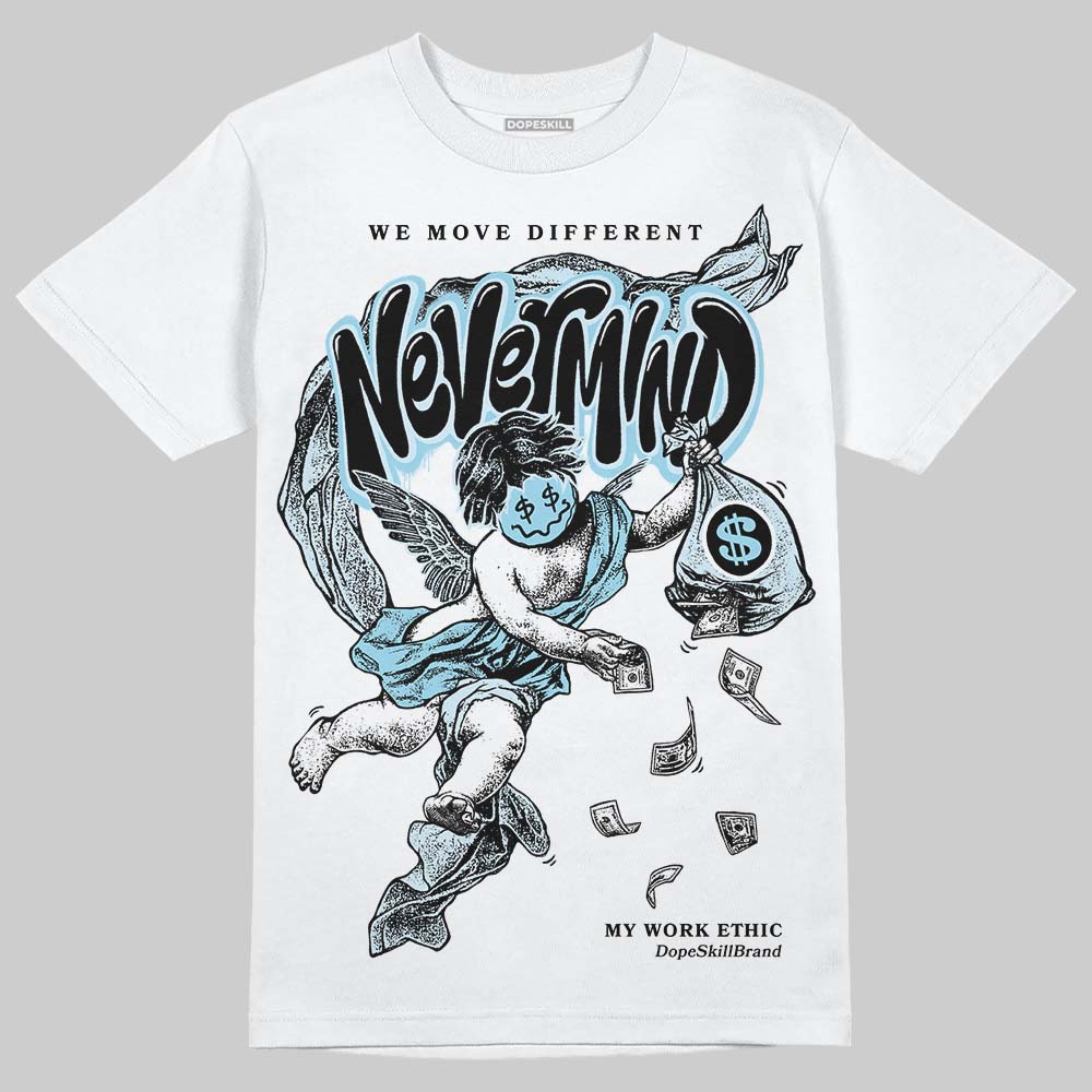 Vans Knu Stack Vintage Satin Dream Blue DopeSkill T-Shirt Nevermind Graphic Streetwear - White