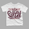 Jordan 5 Retro Burgundy (2023) DopeSkill Toddler Kids T-shirt Queen Graphic Streetwear - White 