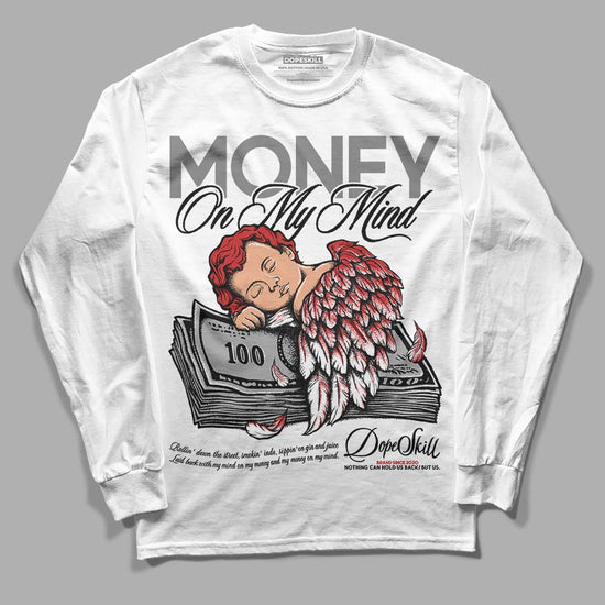 Jordan 1 High OG “Black/White” DopeSkill Long Sleeve T-Shirt MOMM Graphic Streetwear - White 