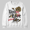 Jordan 12 Retro 'Taxi' 2025 DopeSkill Sweatshirt You’re Lost Without Me Graphic Streetwear - White