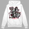 Jordan 1 High OG “Black/White” DopeSkill Hoodie Sweatshirt Talk Is Chip Graphic Streetwear - White 