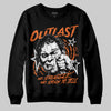 Orange, Black and White Sneakers DopeSkill Sweatshirt Outlast Graphic Streetwear - black