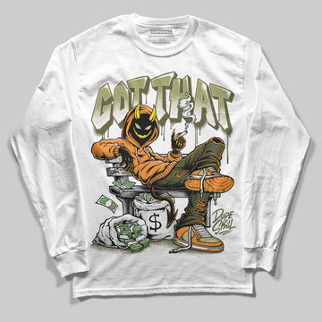 Olive Sneakers DopeSkill Long Sleeve T-Shirt Got That Graphic Streetwear - White