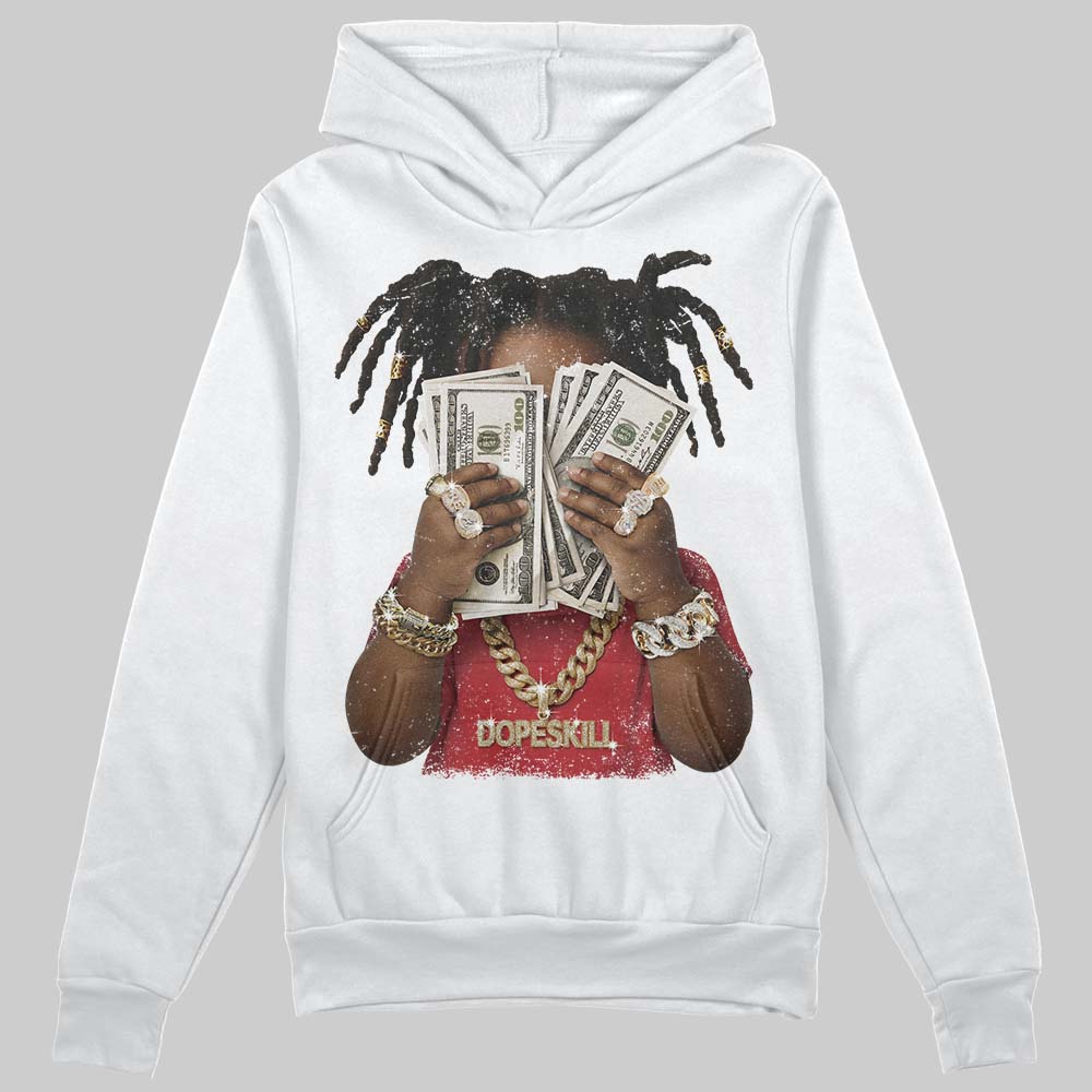 Jordan 4 “Flight Club” DopeSkill Hoodie Sweatshirt Rich Youth Graphic Streetwear - White 