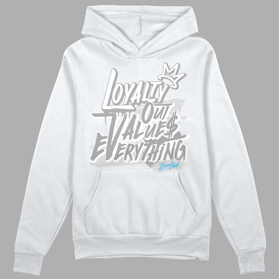 Dunk Low ‘Pure Platinum’ DopeSkill Hoodie Sweatshirt LOVE Graphic Streetwear - White