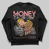 Jordan 3 Retro Valentine's Day Treat Yourself (2025) DopeSkill Long Sleeve T-Shirt MOMM Graphic Streetwear - Black