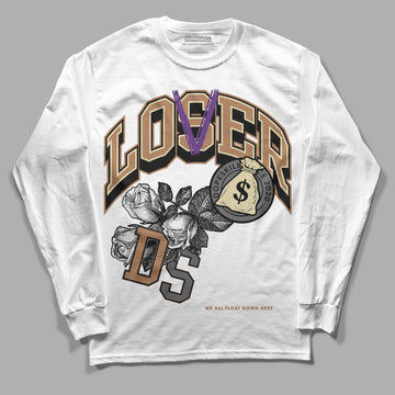 Jordan 6 WMNS Gore-Tex Brown Kelp DopeSkill Long Sleeve T-Shirt Loser Lover Graphic Streetwear - WHite