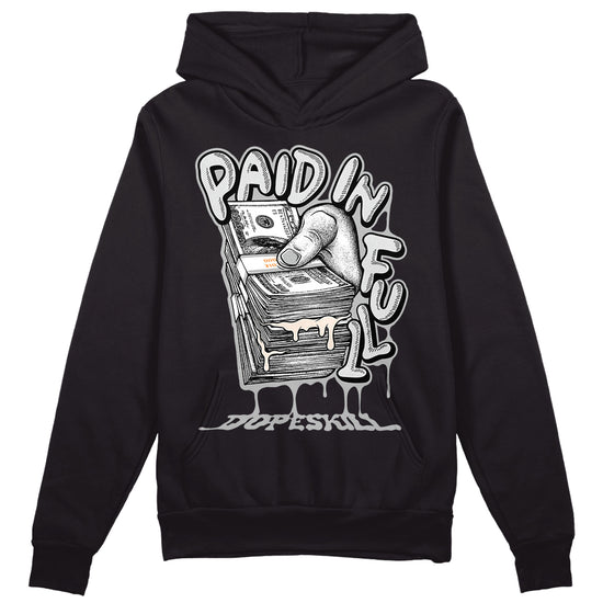 Dunk Low Cool Grey DopeSkill Hoodie Sweatshirt Paid In Full Graphic Streetwear - Black