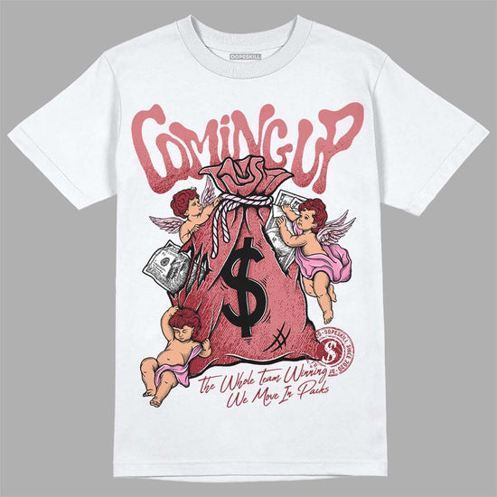 Valentine's Day Collection DopeSkill T-Shirt Money Bag Coming Up Graphic Streetwear - White