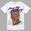 Jordan 6 WMNS Gore-Tex Brown Kelp DopeSkill T-Shirt Never Stop Hustling Graphic Streetwear - White 