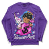 Jordan 13 Court Purple DopeSkill Purple Long Sleeve T-Shirt Heaven Sent Graphic Streetwear