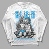 Jordan 1 High Retro OG “University Blue” DopeSkill Long Sleeve T-Shirt Real Lover Graphic Streetwear - White