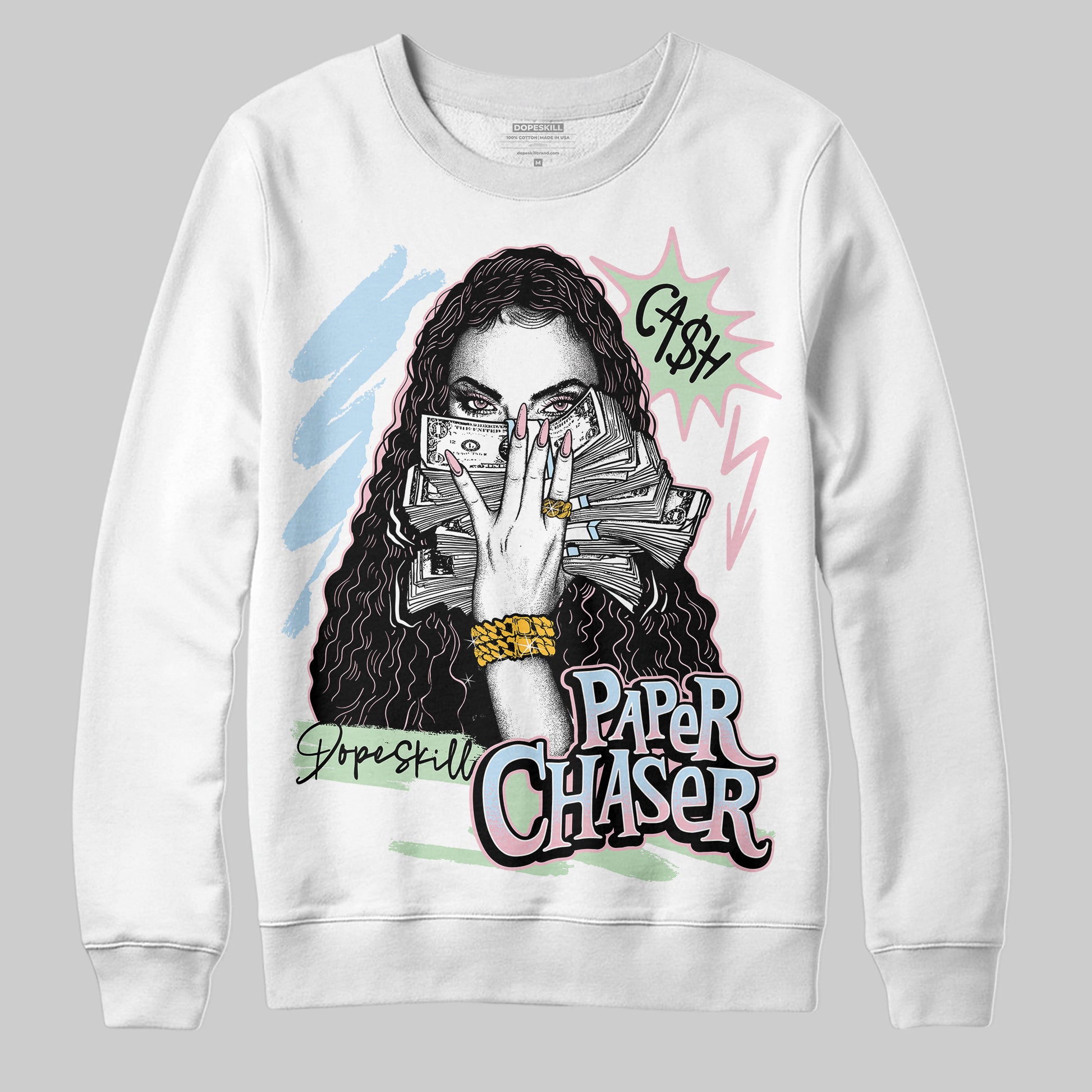 Jordan 4 Retro Valentine's Day (2026) (GS) DopeSkill Sweatshirt NPC Graphic Streetwear - White