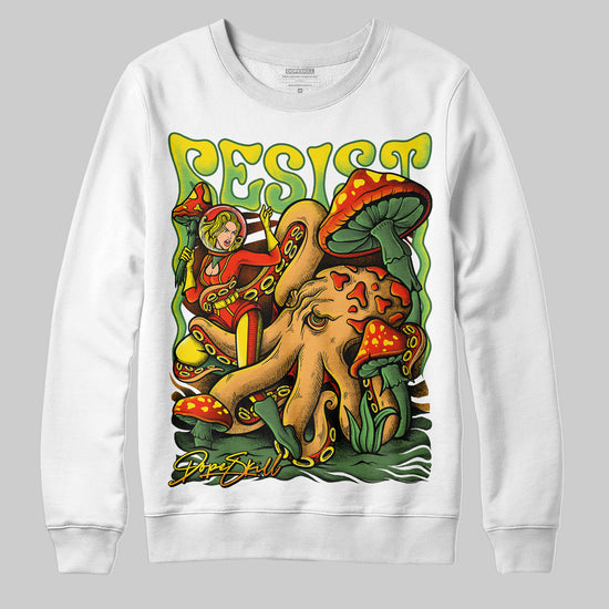 Limited DopeSkill Sweatshirt Resist Graphic  Streetwear - White