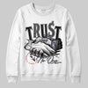 Jordan 4 “Bred Reimagined” DopeSkill Sweatshirt Trust No One Graphic Streetwear - White