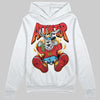 Red Sneakers DopeSkill Hoodie Sweatshirt At The Top Graphic Streetwear - White
