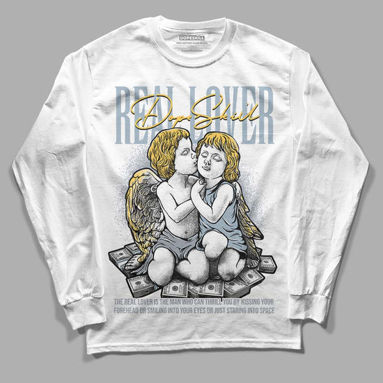 Jordan 13 “Blue Grey” DopeSkill Long Sleeve T-Shirt Real Lover Graphic Streetwear - White 