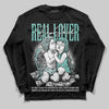 Jordan 11 Low "Igloo" DopeSkill Long Sleeve T-Shirt Real Lover Graphic Streetwear - Black