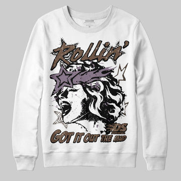 A Ma Maniére x Air Jordan 4 “Dark Mocha” DopeSkill Sweatshirt Got It Out The Mud Graphic Streetwear - White