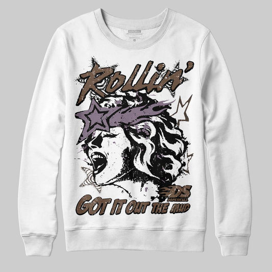 A Ma Maniére x Air Jordan 4 “Dark Mocha” DopeSkill Sweatshirt Got It Out The Mud Graphic Streetwear - White