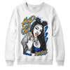 Dunk Blue Jay and University Gold DopeSkill Sweatshirt New H.M.O Graphic Streetwear - White